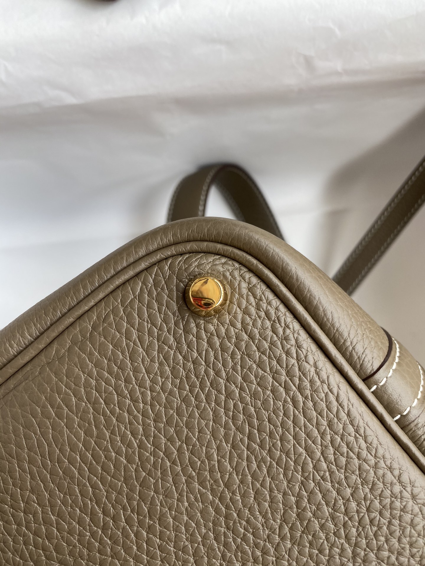 Hermes Picotin Lock 18 Bag In Etoupe Clemence Leather